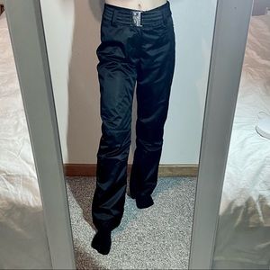 Bogner Ski Pants Snow Snowboard Women’s Small US 2-4 Black Satin Shiny